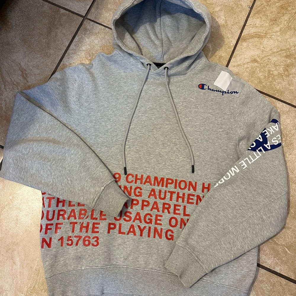 Champion Gray Hoodie for Men